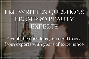 Beauty Client Questionnaire Template