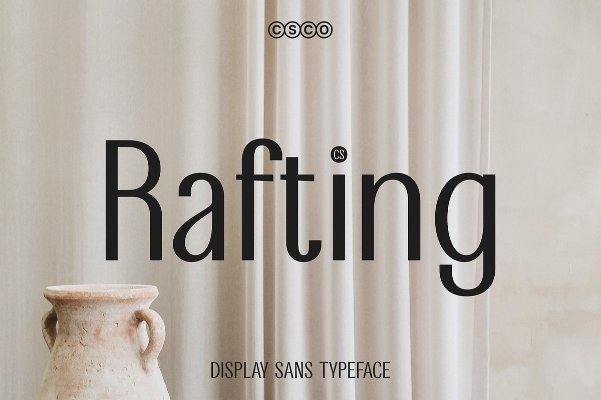 CS Rafting – Modern Sans Serif, a Sans Serif Font by Craft Supply Co. (Photo 1 of 8)