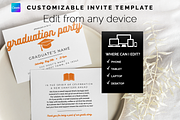 Graduation Announcement Invite, an Invitation Template by Bdemm Studio (Thumbnail 7 of 9)
