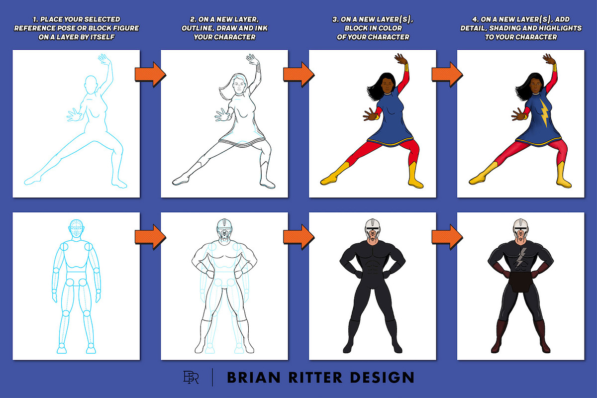 Comic Builder, a Brush Add-On by Brian Ritter Design (Photo 3 of 9)