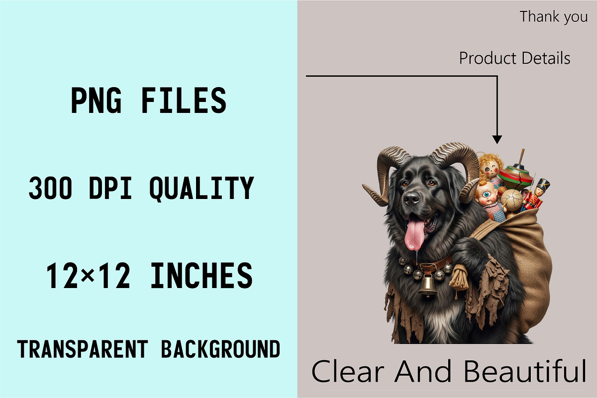 Christmas Funny Dog Clipart Bundle., an Illustration by SVGArt (Photo 6 of 8)