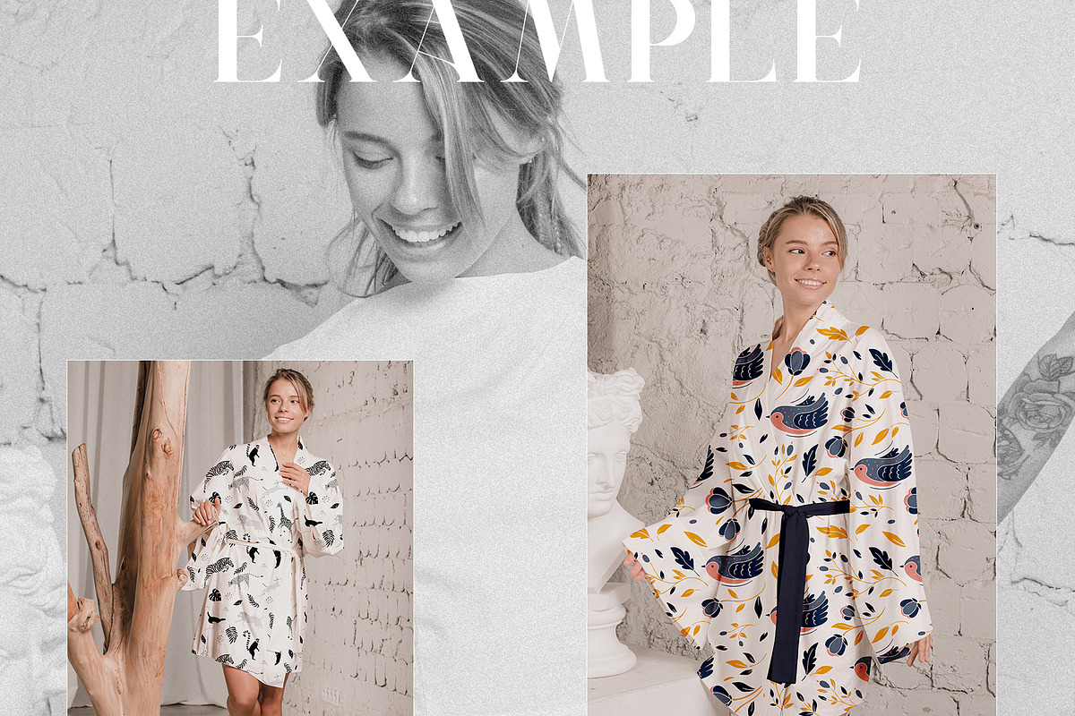 Kimono Dress Mockup Bundle + Freebie, an Apparel Mockup by Neutral Mockups (Photo 8 of 8)