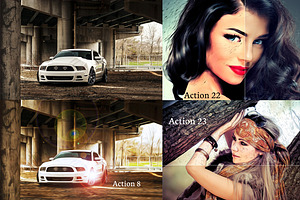 Realistic Oil Painting Actions