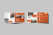 Square Bifold Brochure Mockup, a Brochure Template by graphictime (Thumbnail 7 of 12)