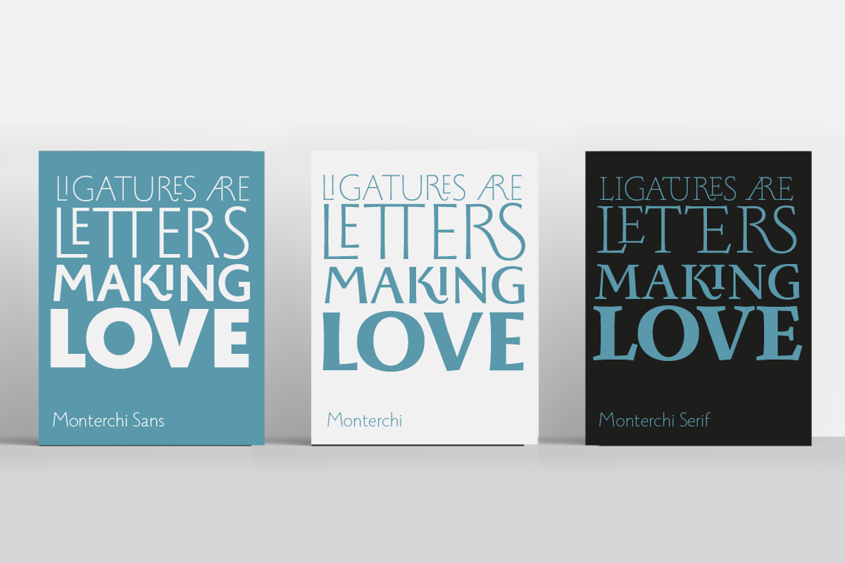 Monterchi - 50 fonts preview 5