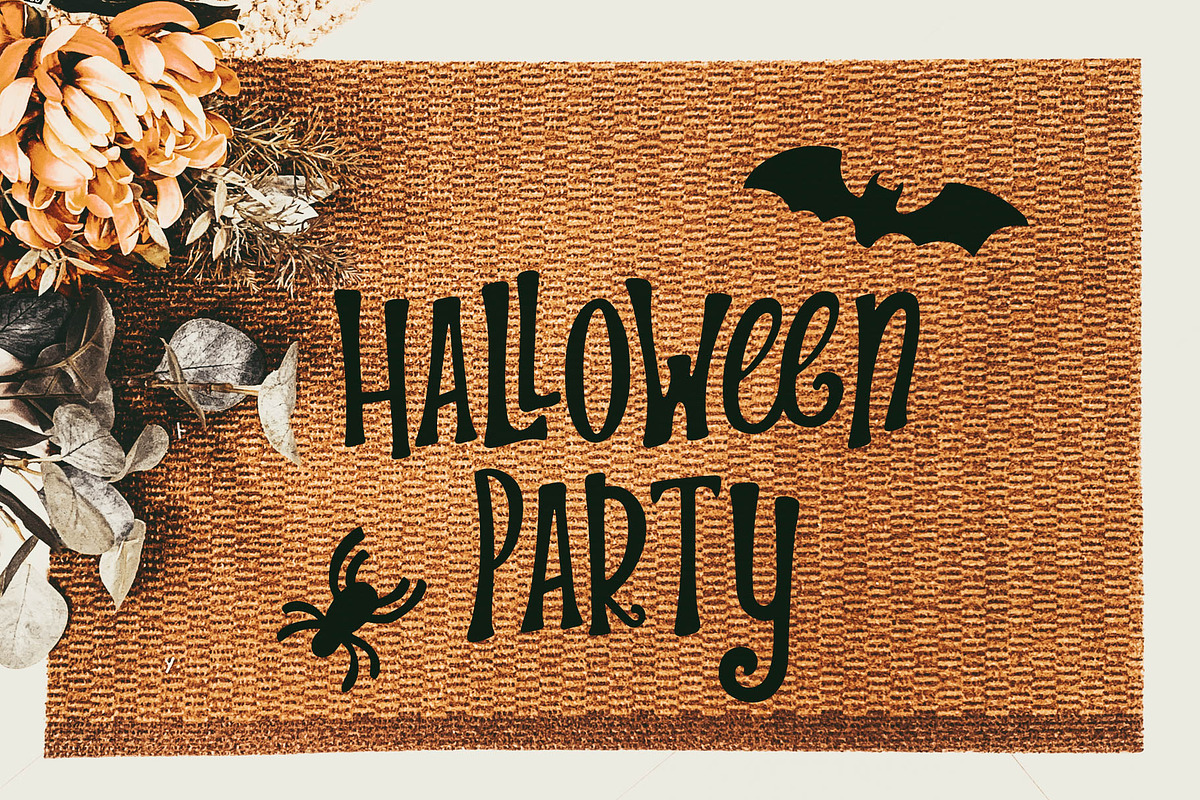Halloween Bash Font for Crafters, a Script Font by BarcelonaShop (Photo 6 of 8)