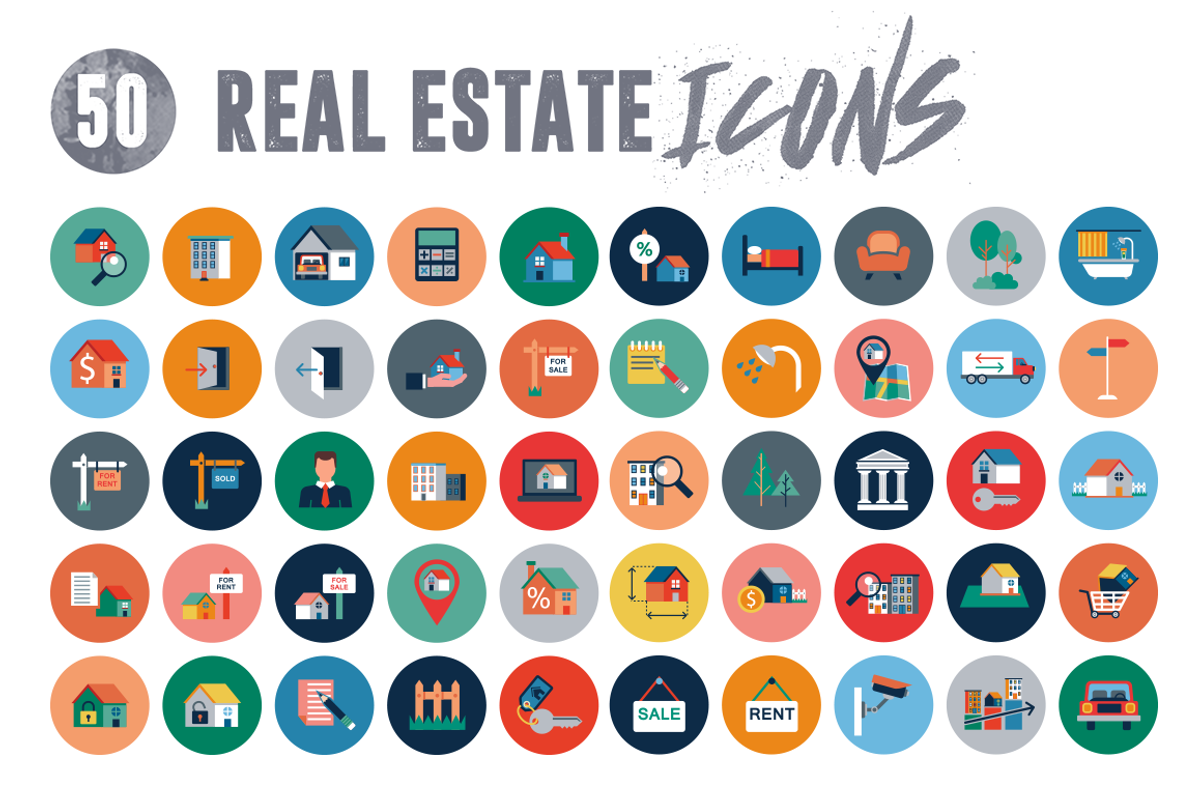 50 Real Estate Icons, an Icon by Dighital (Photo 5 of 6)