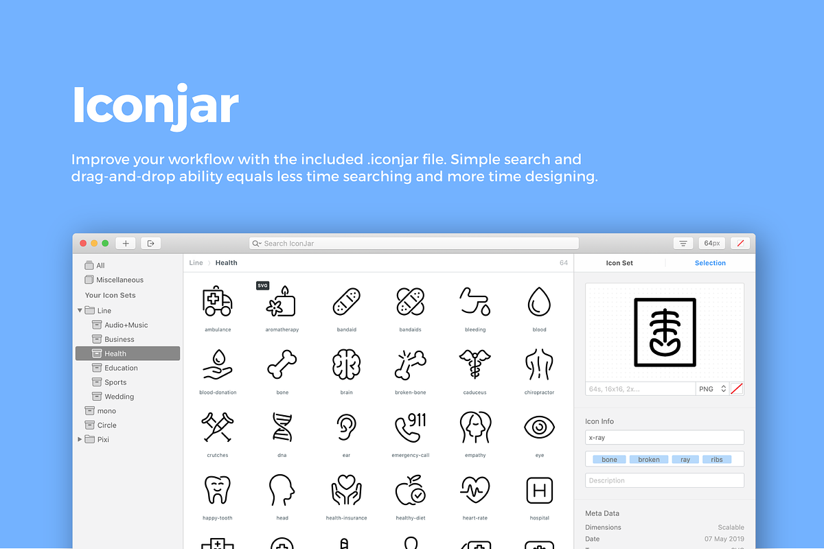 Health Icons — Pixi Line, an Outline Icon by Scott Dunlap (Photo 9 of 9)