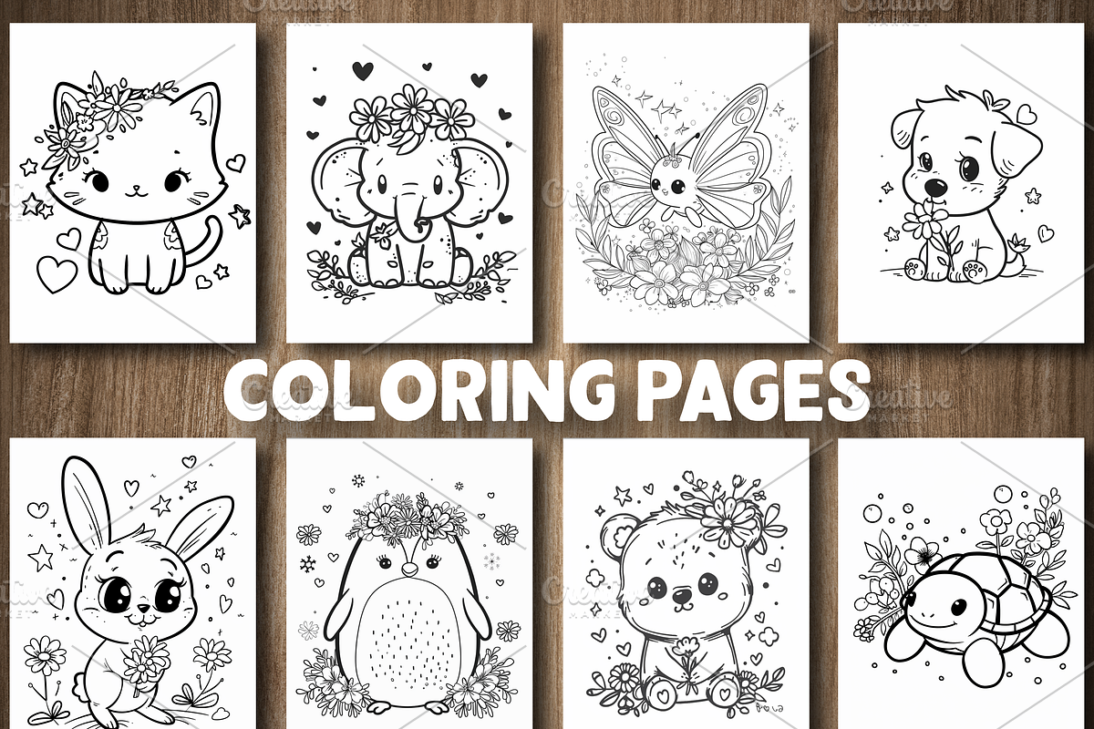 Bold And Easy Floral Animal, an Animal Illustration by Design Station (Photo 3 of 3)