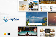 SkyLine - Hotel Booking Template, a Websites & App Template by EngoCreative.com (Thumbnail 1 of 4)