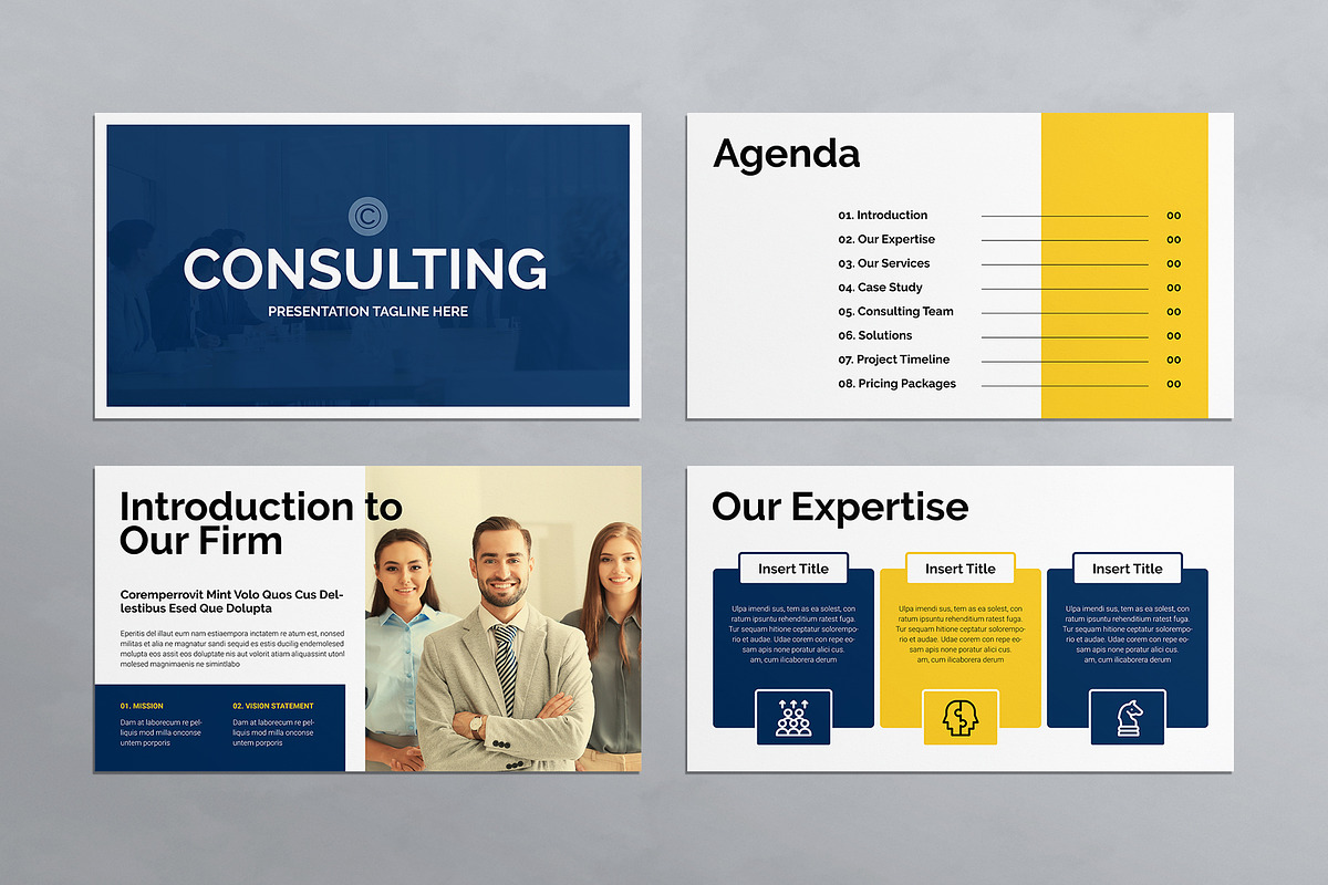 Consulting Presentation Template, a Presentation Template by E-Type (Photo 3 of 6)