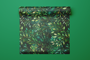 Emerald Forest Seamless Patterns