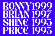 Mowera - Bold Serif, a Serif Font by tebaltipislab (Thumbnail 2 of 15)