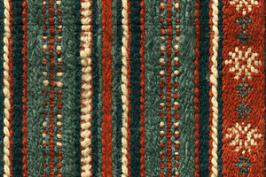 Seamless pattern traditional woven ethnic textile with striped p, a Pattern Graphic by Studio ANNA