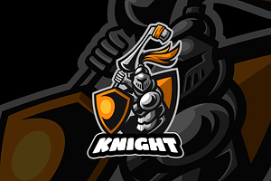 Knight Hockey Sport Logo Template