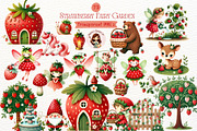 Strawberry Fairy Garden Watercolor, a Person Illustration by Nicolle's Colorful Art (Thumbnail 1 of 6)