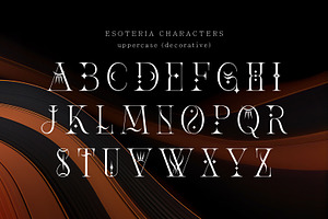 Esoteria Spiritual Decorative Serif