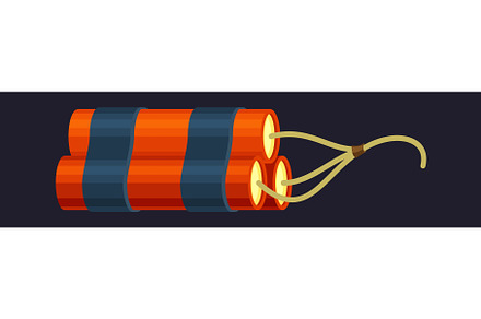 TNT. dynamite box, cartridge fuse