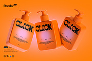Pump Bottle Mockup Set, a Packaging Mockup by Renderteam (Thumbnail 1 of 18)