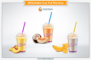 Milkshake Psd Mockup