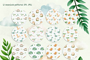 Baby Dinosaurs. Watercolor clipart, an Illustration by Hanna's ArtLab (Thumbnail 3 of 5)