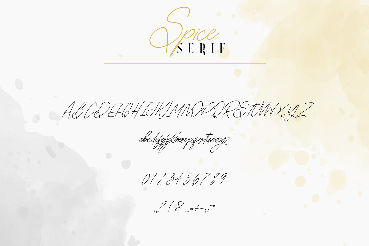Sugar Spice - font duo + Extras, a Serif Font by VP Fonts (Photo 12 of 20)