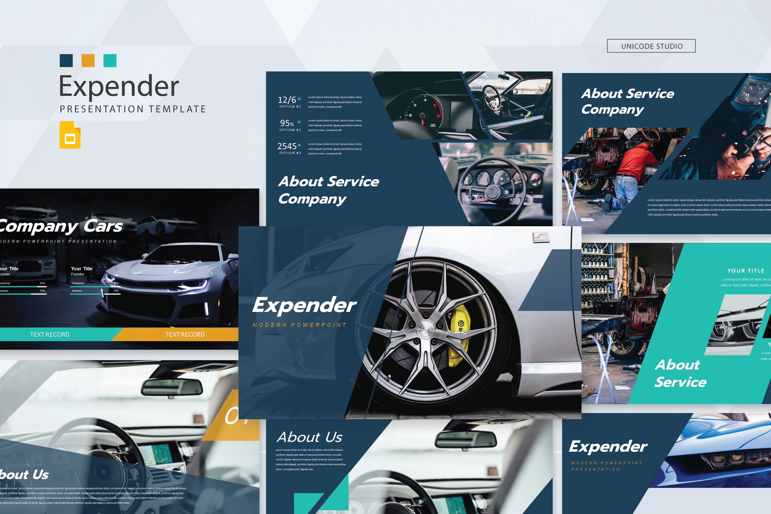 Expender - Google Slides Template, a Presentation Template by UnicodeID