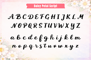 Daisy Petal - Floral Font Duo, a Script Font by AnningArts (Thumbnail 7 of 8)