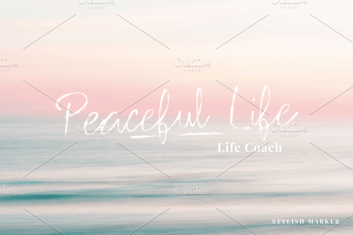 Stylish Marker Font preview 2