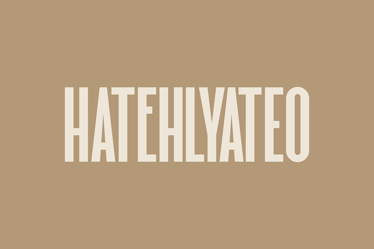 Reatfeh - Modern Condensed Typeface, a Font by Letterna (Photo 4 of 4)