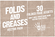 Folds and Creases - Vector pack, a Texture Graphic by Downloads for Designers (Thumbnail 1 of 10)