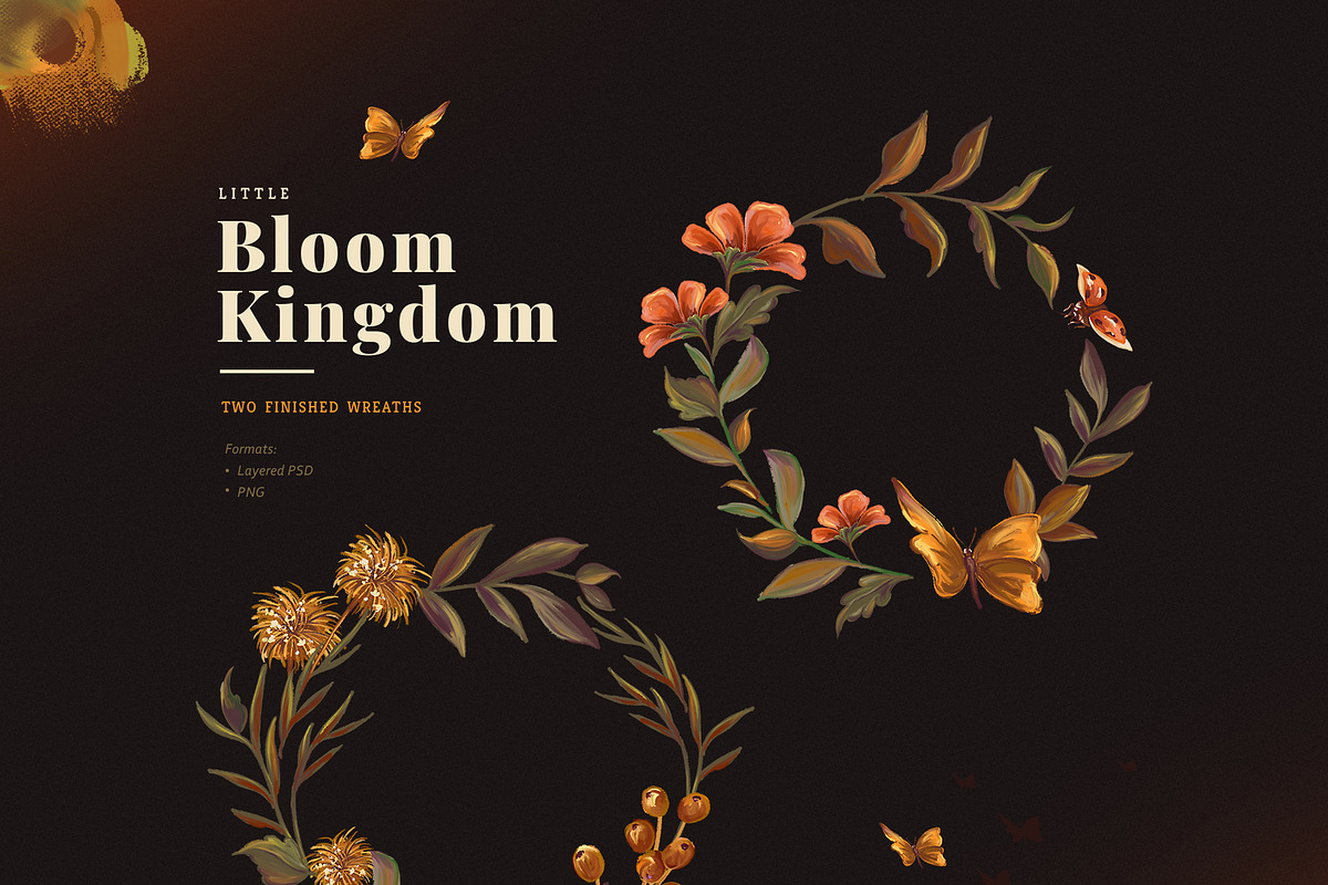 Vintage Tins & Flowers Graphic Set, a Texture Illustration by Yeticrab (Photo 3 of 12)
