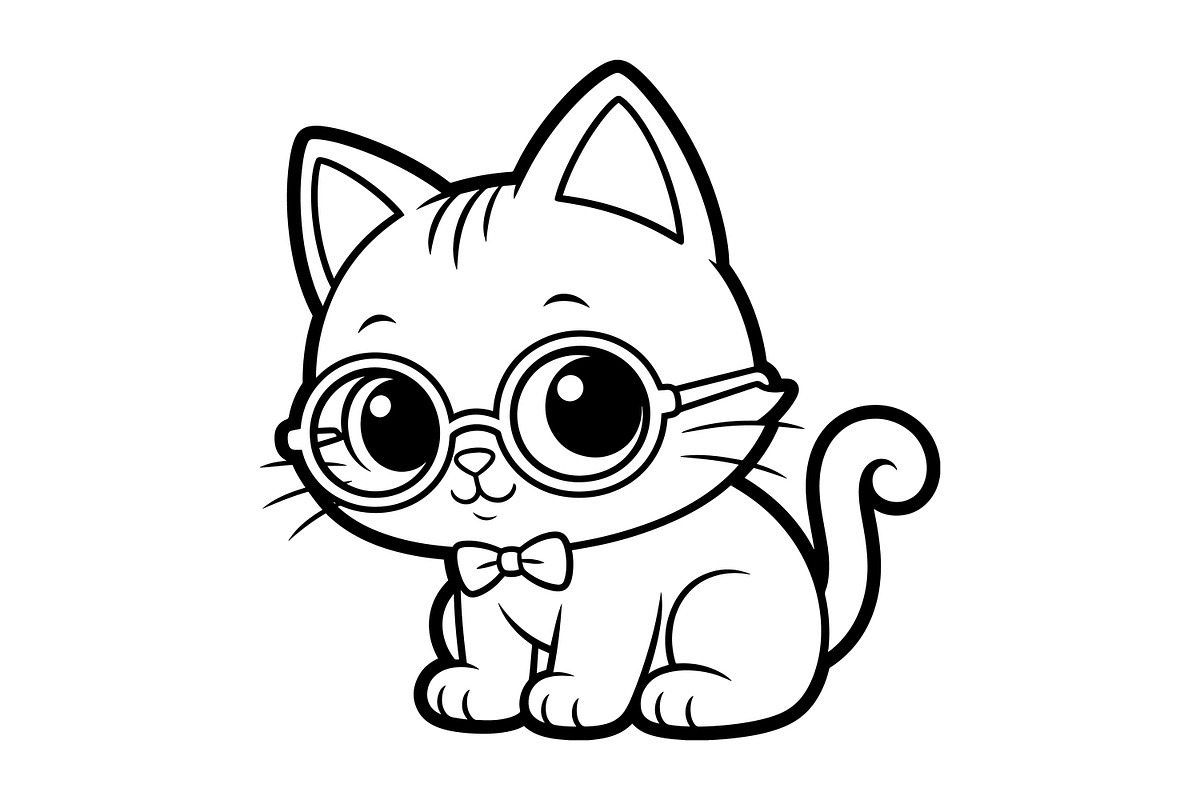 Cartoon Animals Coloring Page Set, an Animal Illustration by dx_vect (Photo 2 of 7)