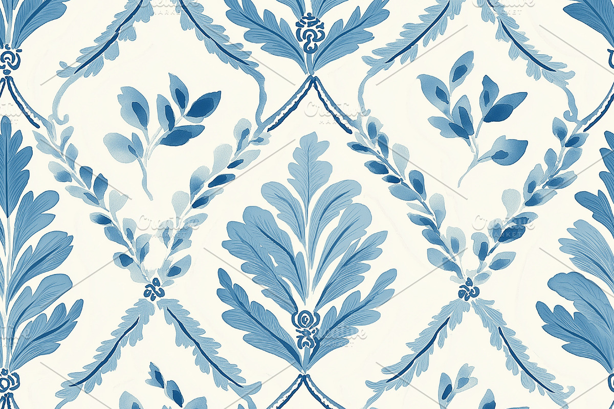 Seamless pattern repeat design diamonds trellis for wallpaper, f, a Pattern Graphic by Anneleven