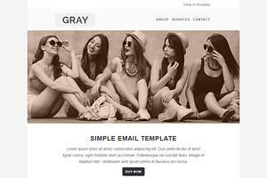 GRAY - Responsive Email Template