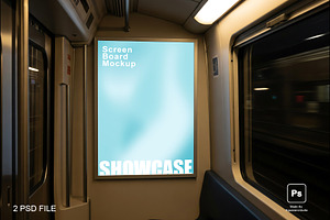 2 Screen Board Mockup
