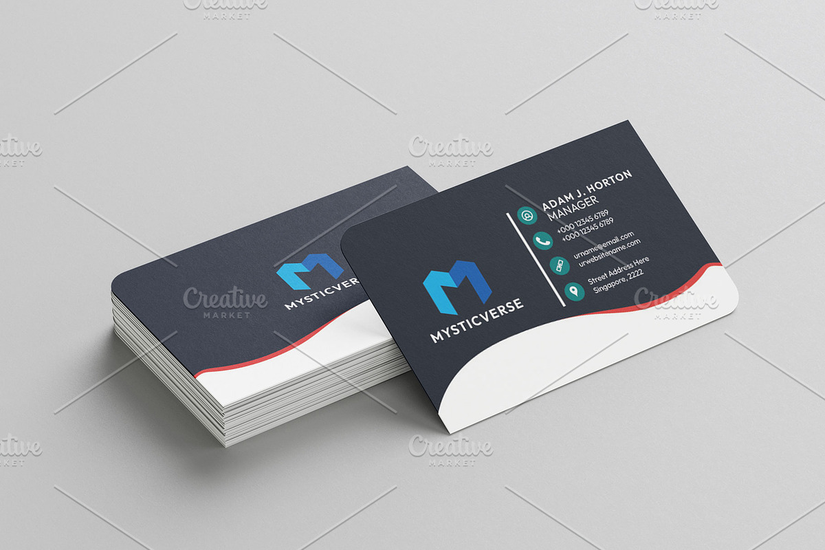 Moderen Business Card, a Business Card Template by Hzai-Designs (95)