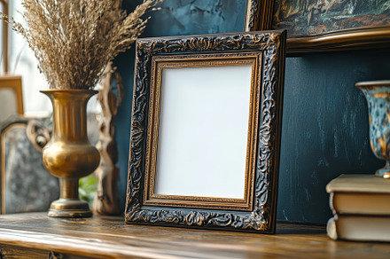 Unique decorative photo frame on an, a Photo by Iftikhar Alam