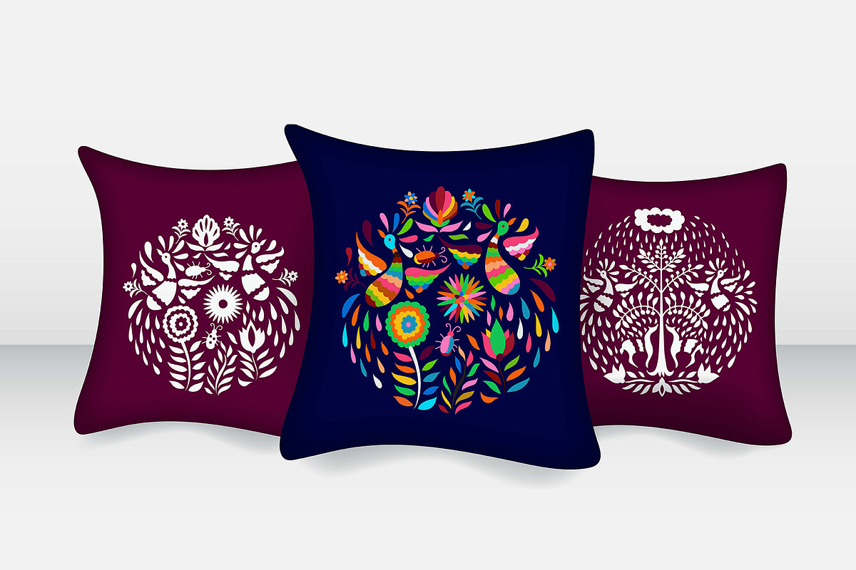 Vector Otomi Creative Set, a Pattern Graphic by alexmakarova (Photo 7 of 7)