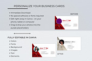 Business Card Canva Template, a Business Card Template by B2 Studio (Thumbnail 7 of 11)