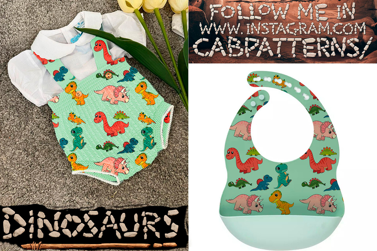 Baby Dinosaurs!!, a Pattern Graphic by CABPatterns (Photo 1 of 2)