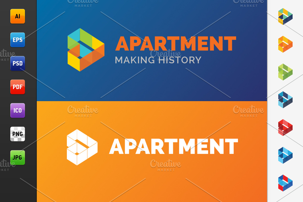 Apartment Logo, a Branding & Logo Template by Web Design Label (Photo 2 of 5)