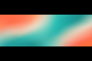 Abstract pastel teal orange
