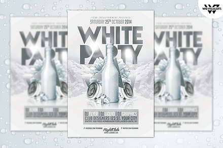 WHITE PARTY Flyer Template
