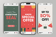 Christmas Sale Banner Set, a Social Media Template by MightyDesign (Thumbnail 2 of 6)