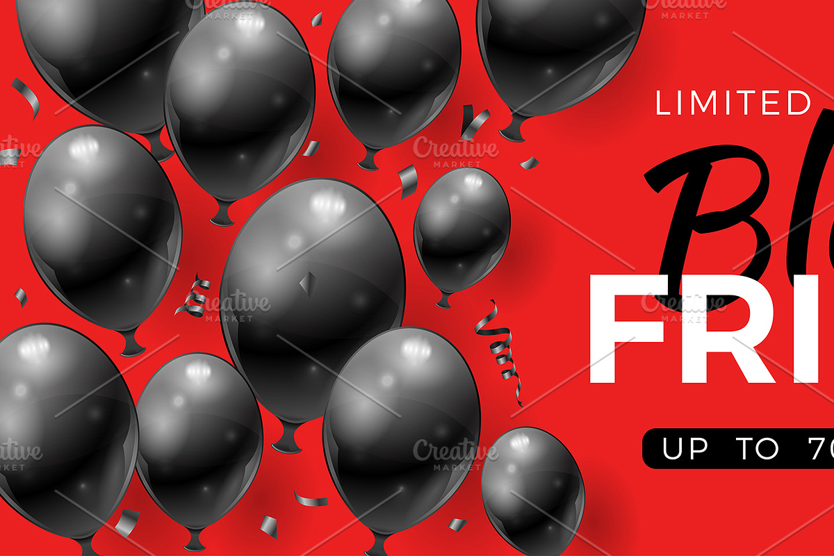 Black Friday Sale Banners, a Decorative Illustration by TAlex (Photo 6 of 6)