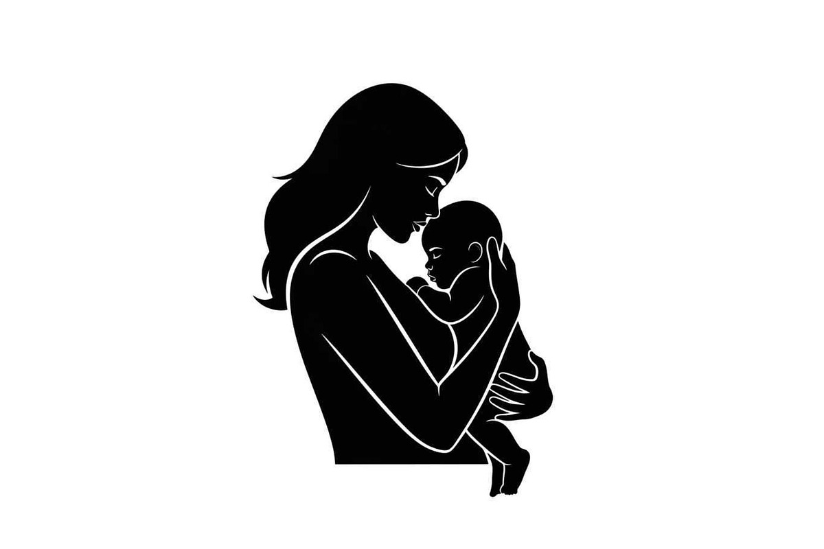 50 Mother and Baby Love Silhouette S, an Illustration by Designs_River (Photo 8 of 51)