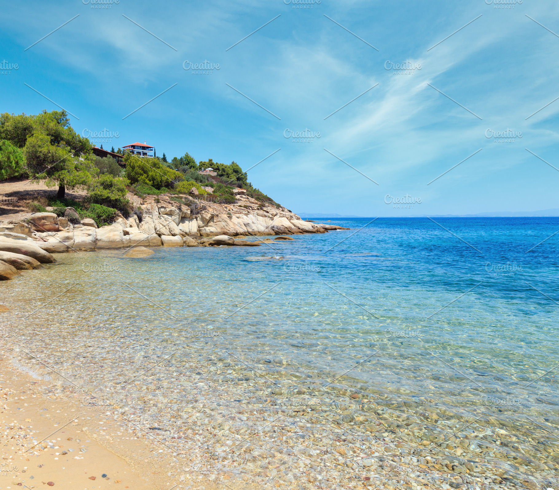 Summer Sithonia coast, Chalkidiki., a Nature Photo by YuriyB
