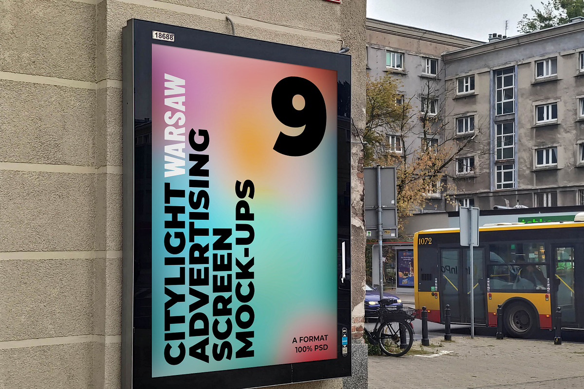 Outdoor Ad Screen Mockup 6, an Advertising Mockup by Graphic Shelter (Photo 1 of 9)