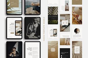 AURELLE Canva Template Bundle